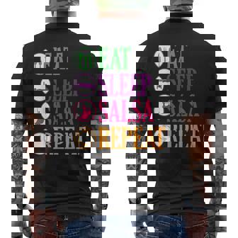 Salsa Baile Baile Instructor Profesor Amante Regalos Camiseta Hombre Estampado Espalda - Regaloses