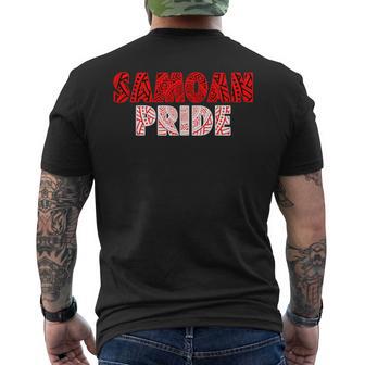 Samoan Pride Polynesian Samoa Men's T-shirt Back Print - Thegiftio UK