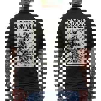 Samourai Japonais Idee Cadeau tyle Manga Anime T-shirt imprimé au dos - Cadeauxyz