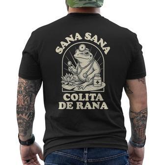 Sana Sana Colita De Rana Cute Frog Men's T-shirt Back Print - Thegiftio UK