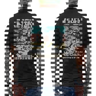 Sandboarding Killpecker Desert Surfing Sandboarder Men's Back Print T-Shirt | Mazezy