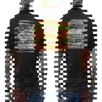 Sandwich Food Costume Halloween Bread Graphic Men's T-shirt Back Print | Seseable FR