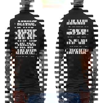 Sarcastic Chiptune Men's Back Print T-Shirt | Mazezy