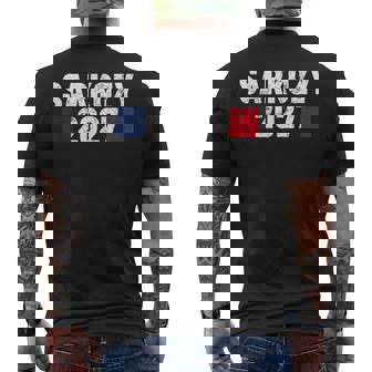 Sarkozy 2027 Humour Politique Élections Présidentielles T-shirt imprimé au dos - Cadeauxyz