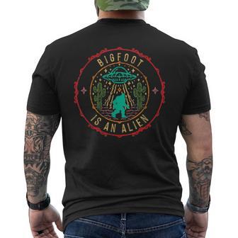 Sasquatch Alien Enlèvement Croyant Enlevé Cadeau T-shirt imprimé au dos - Cadeauxyz