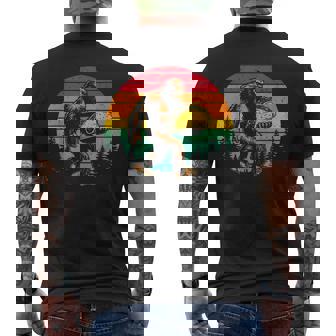 Sasquatch Taco Lover Mexican Food Cinco De Mayo Men's T-shirt Back Print - Monsterry