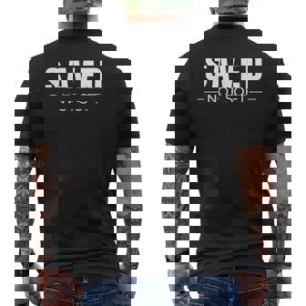 Saved Not Soft Saved By Grace Christian Faith Gospel Men's Back Print T-Shirt | Mazezy