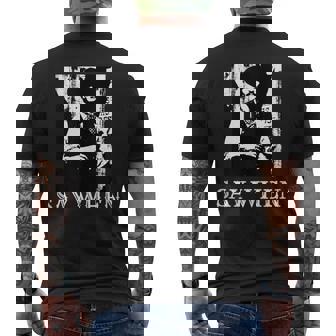 Say When Western Cowboy Doc Holliday Men's T-shirt Back Print | Seseable FR