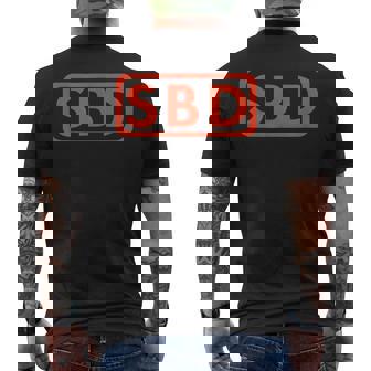 Sbd -Squat Bench Deadlift For Powerlifting Gym Wear Og Sbd Men's T-shirt Back Print - Monsterry