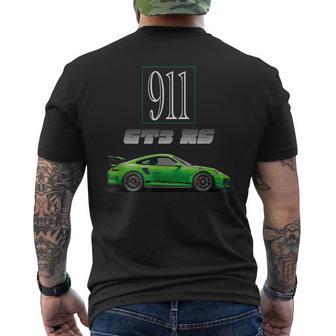 Se 911 Gt3 Rs Legendäreportwagen Ikonischeilhouette T-Shirt mit Rückendruck - Geschenkecke