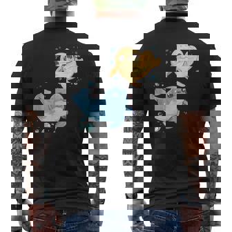 Seal Ocean Sea Animal Marine Mammal Motif Seal Lover Men's T-shirt Back Print | Mazezy