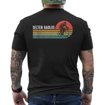 Selten Radlos Radfahrer Mountainbike Rennrad Fahrrad T-Shirt mit Rückendruck - Geschenkecke