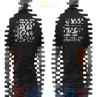 Senior Band Dad 2026 Marching Band Parent Class Of 2026 Men's Back Print T-Shirt | Mazezy