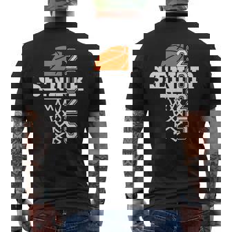 Senior Class Of 2025 Basketball Sports Seniors Boys Team Men's T-shirt Back Print - Thegiftio