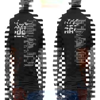 Senior Dad 26 Class Of 2026 Graduation For Father Men's T-shirt Back Print - Thegiftio