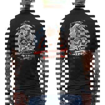 Sf宇宙少女ディフェンダー・オブ・ザ・スターズ・レディ・フォー・アクション。 メンズTシャツ バックプリント - Kawaiitshirt