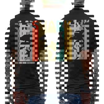 Shark サメ 動物 メンズTシャツ バックプリント - Kawaiitshirt