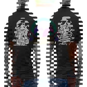 Shun The Non-Believer Charlie Unicorn Sarcasm Meme Men's T-shirt Back Print - Monsterry