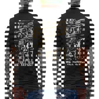 Si Cortes No Puede Arreglarlo Todos Estamos Jodidos Apellido Camiseta Hombre Estampado Espalda - Regaloses