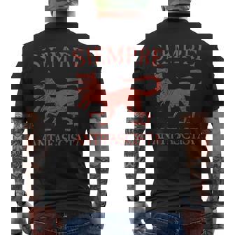 Siempre Antifascista Men's T-shirt Back Print - Monsterry