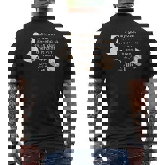 Silly Goose Behavior Analyst Rbt Aba Behavior Technician Men's T-shirt Back Print | Seseable UK