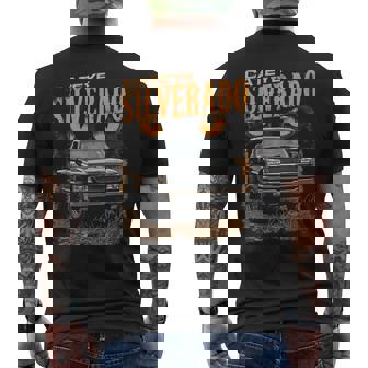 Silverado Cateye Truck 2003-2006 Obs Old Body Style Men's T-shirt Back Print | Mazezy