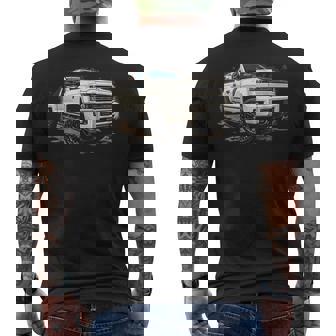 Silverado Crew Cab 2014-2019 Silverado 1500 2500 Gmt Truck Men's T-shirt Back Print | Mazezy