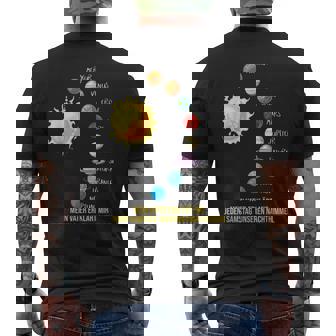 Sistemaolar Del Cielo Nocturno Del Padre Del Astrónomo Planetas Regalo Camiseta Hombre Estampado Espalda - Regaloses