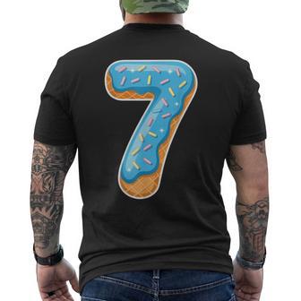 Six Seven 6 7 Donut Ice Cream Meme Rizz Couple Halloween Men's T-shirt Back Print - Thegiftio UK