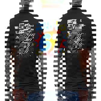 Six Seven Meme 7 Year Old Birthday Was 6 Now I'm 7 Men's T-shirt Back Print - Monsterry