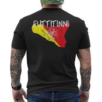 Sizilieniciliaizilienicily Italy Italian Futtitinni T-Shirt mit Rückendruck - Geschenkecke