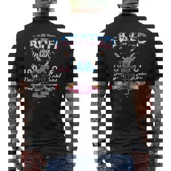 I Skated Through 100 Days Of School Ice Hockey Boy 100Th Day Men's T-shirt Back Print - Monsterry