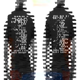 Skeleton You Call It Ocd I Call It Put The Thing Back Skull Men's T-shirt Back Print - Monsterry