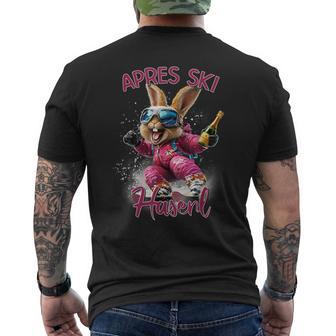 Skifahren Apres-Ski T-Shirt mit Rückendruck - Geschenkecke