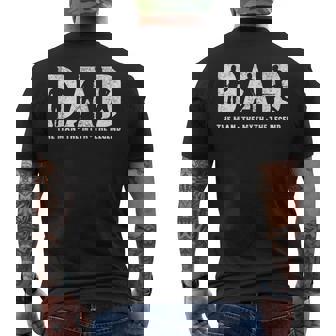 Skyrunning Dad The Man The Myth The Legend Father's Day Men's Back Print T-Shirt | Mazezy