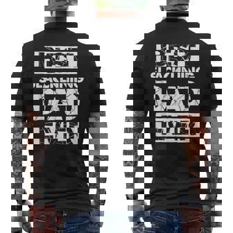 Slacklining Dad Best Slacklining Dad Ever Men's Back Print T-Shirt | Mazezy