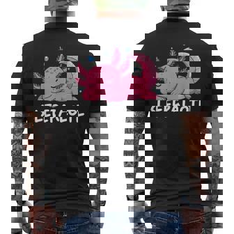 Sleepalotl Axolotl Sleeping Sleep Men's T-shirt Back Print | Seseable UK