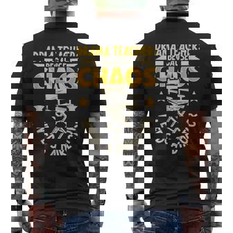 Slogan Du Professeur De Théâtrecène T-shirt imprimé au dos - Cadeauxyz