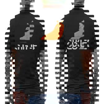 Slug Life Jokes Sarcastic Men's T-shirt Back Print - Thegiftio