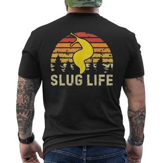Slug Life Yellow Banana Slug Snail Lover Slug Costume Men's T-shirt Back Print - Thegiftio UK