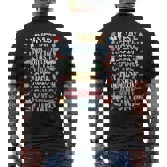 Smells Like Canned Tuna Inappropriate Humor Yeast Infection Men's T-shirt Back Print - Monsterry