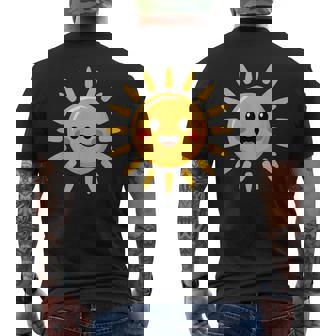 Smiling Sunshine Men's T-shirt Back Print - Thegiftio