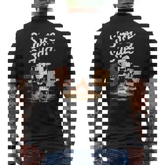 S'more Squad Camping Smores Kawaii S'mores Men's T-shirt Back Print - Seseable