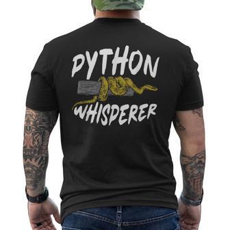 Snake Ball Python Ball Python Whisperer Camiseta Hombre Estampado Espalda - Regaloses