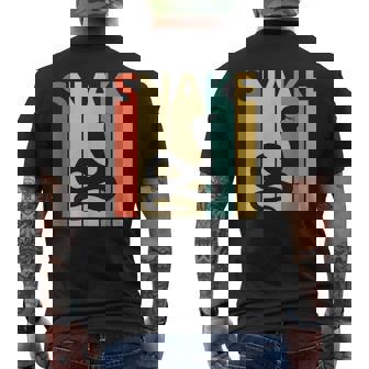 Snake ヘビ 蛇 動物 メンズTシャツ バックプリント - Kawaiitshirt