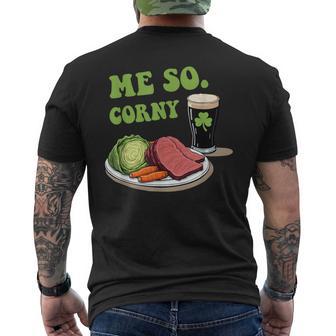 Me So Corny Quote Men's T-shirt Back Print - Thegiftio UK