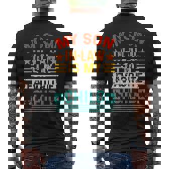 My Son In Law Is My Favorite Child Family Fathers Day Men's T-shirt Back Print | Seseable CA