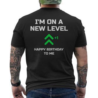 Sonou Un Nuovo Livello Buon Compleanno A Me Gaming Gamer T-shirt da uomo con stampa posteriore - Novitaregali