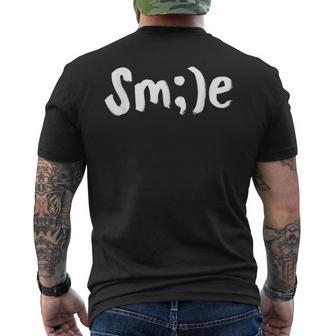Sonrisa Mensaje Positivoea Amable Paz Amor Emoticon Regalo Camiseta Hombre Estampado Espalda - Regaloses