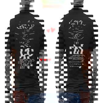 Soon To Be Dad 2025 Loading Pregnancy Announcement Dad Men's T-shirt Back Print | Mazezy